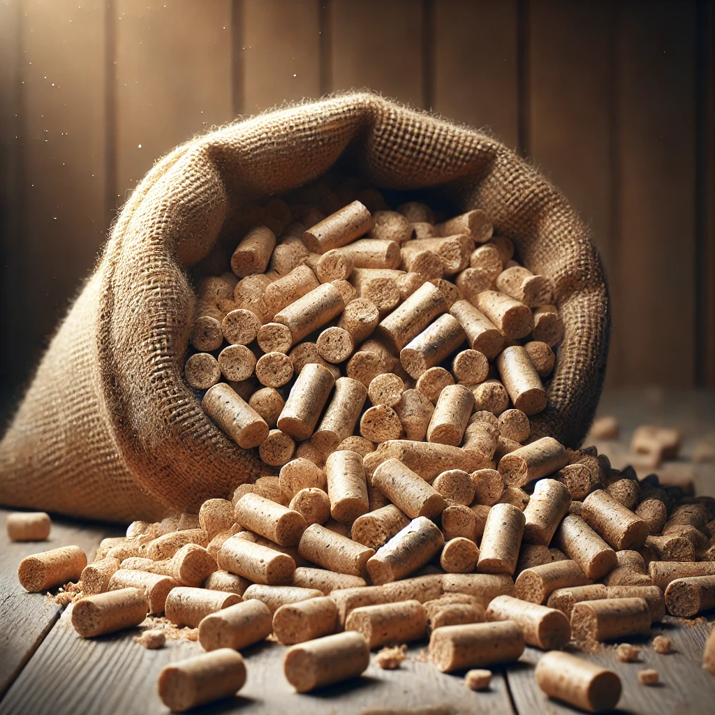 Pose med træpiller i 6 mm